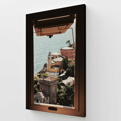 [Color:Stretched Canvas], Picture of art at an angle