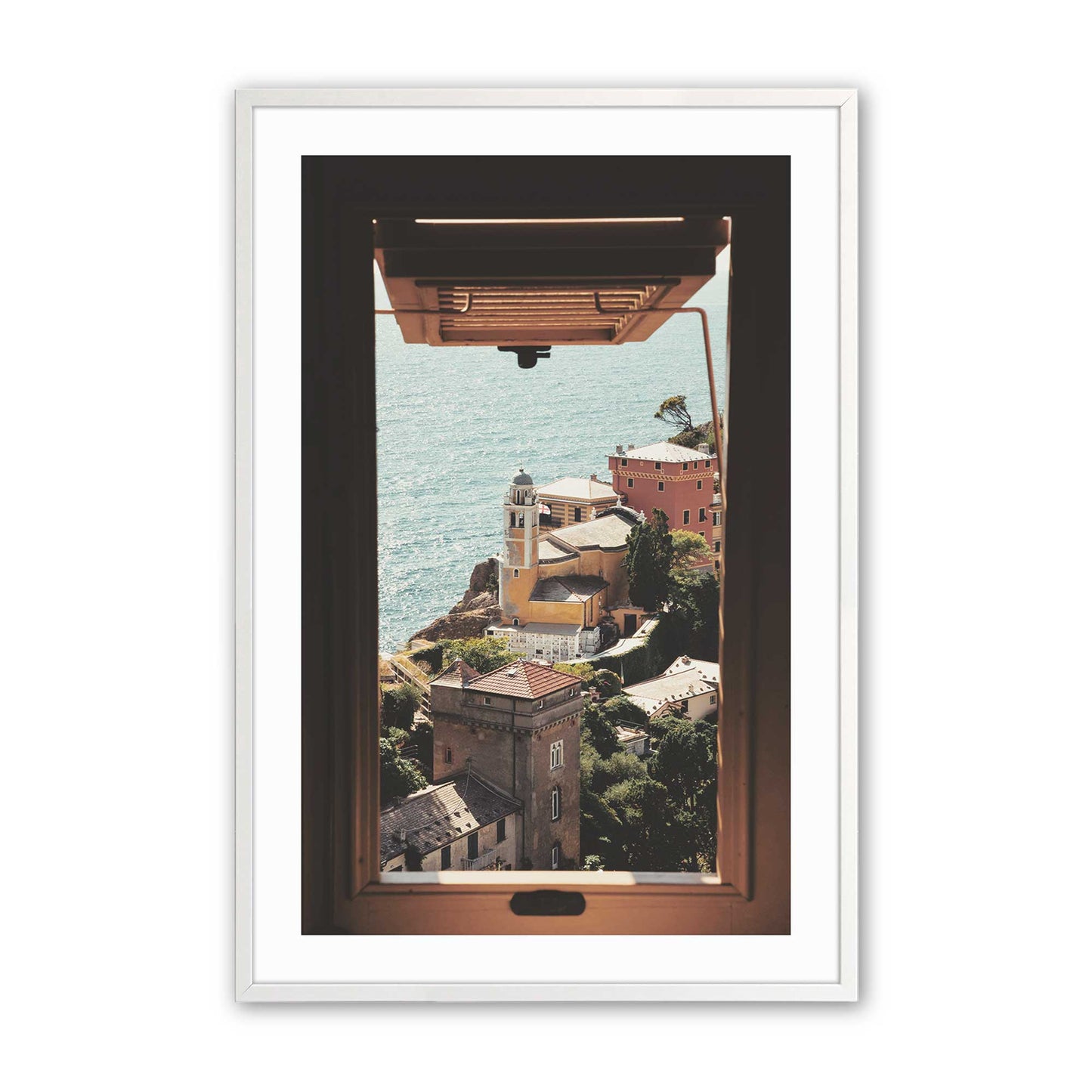 [Color:Opaque White] Picture of art in a Opaque White frame