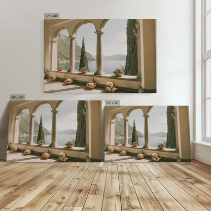 [Color:Stretched Canvas], Image showing the size comparisons