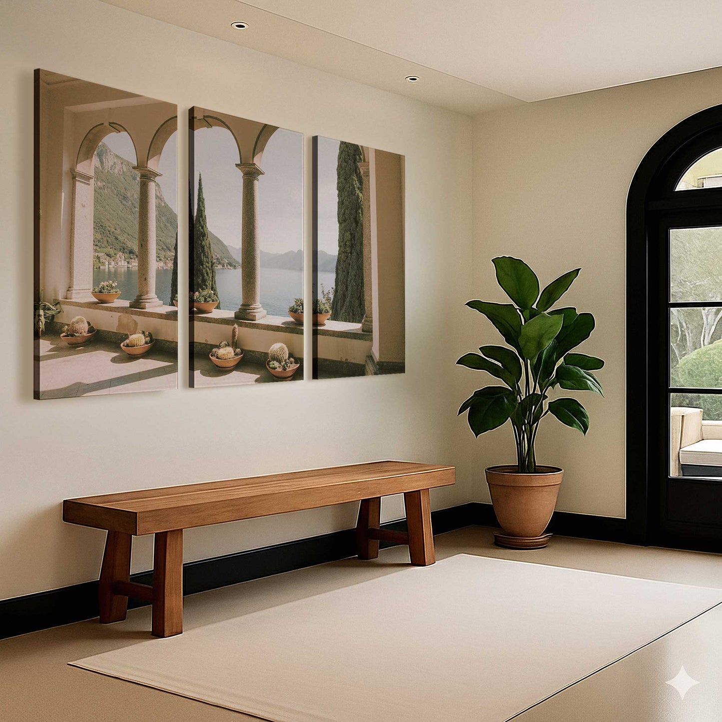 [Color:Stretched Canvas], Picture of art in a room