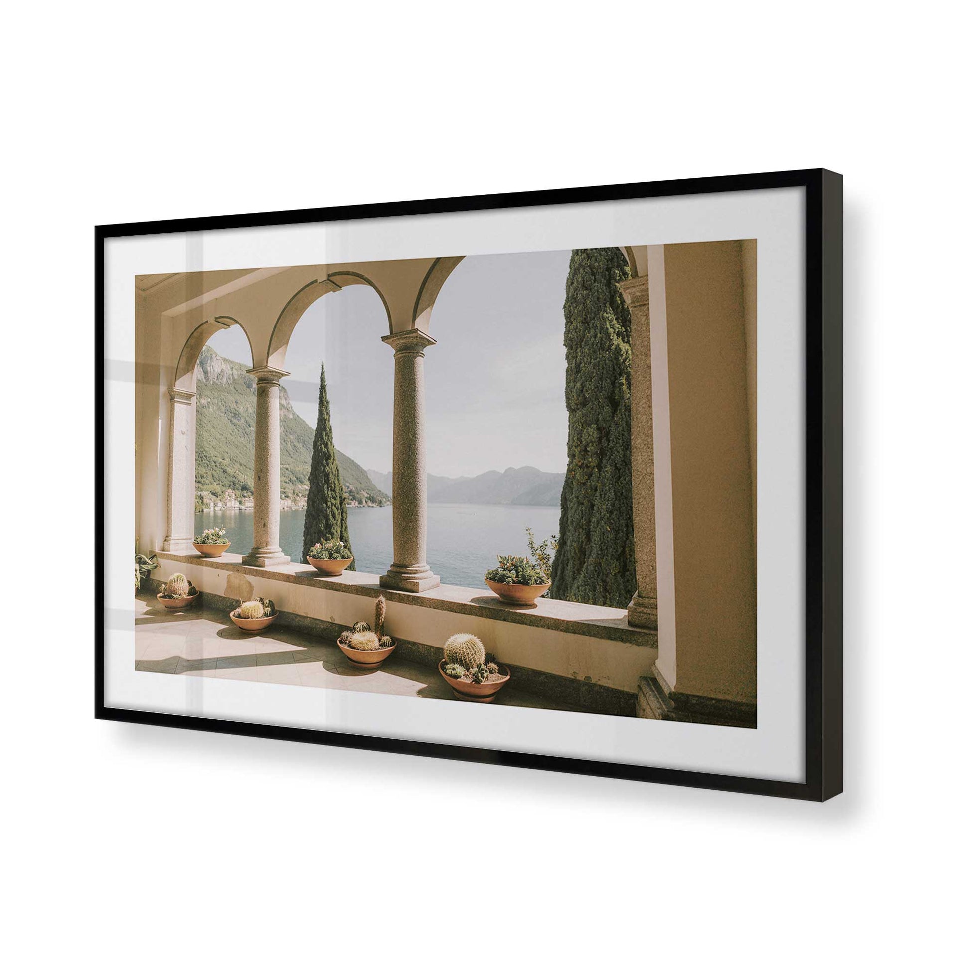 [Color:Satin Black] Picture of art in a Satin Black frame of the corner