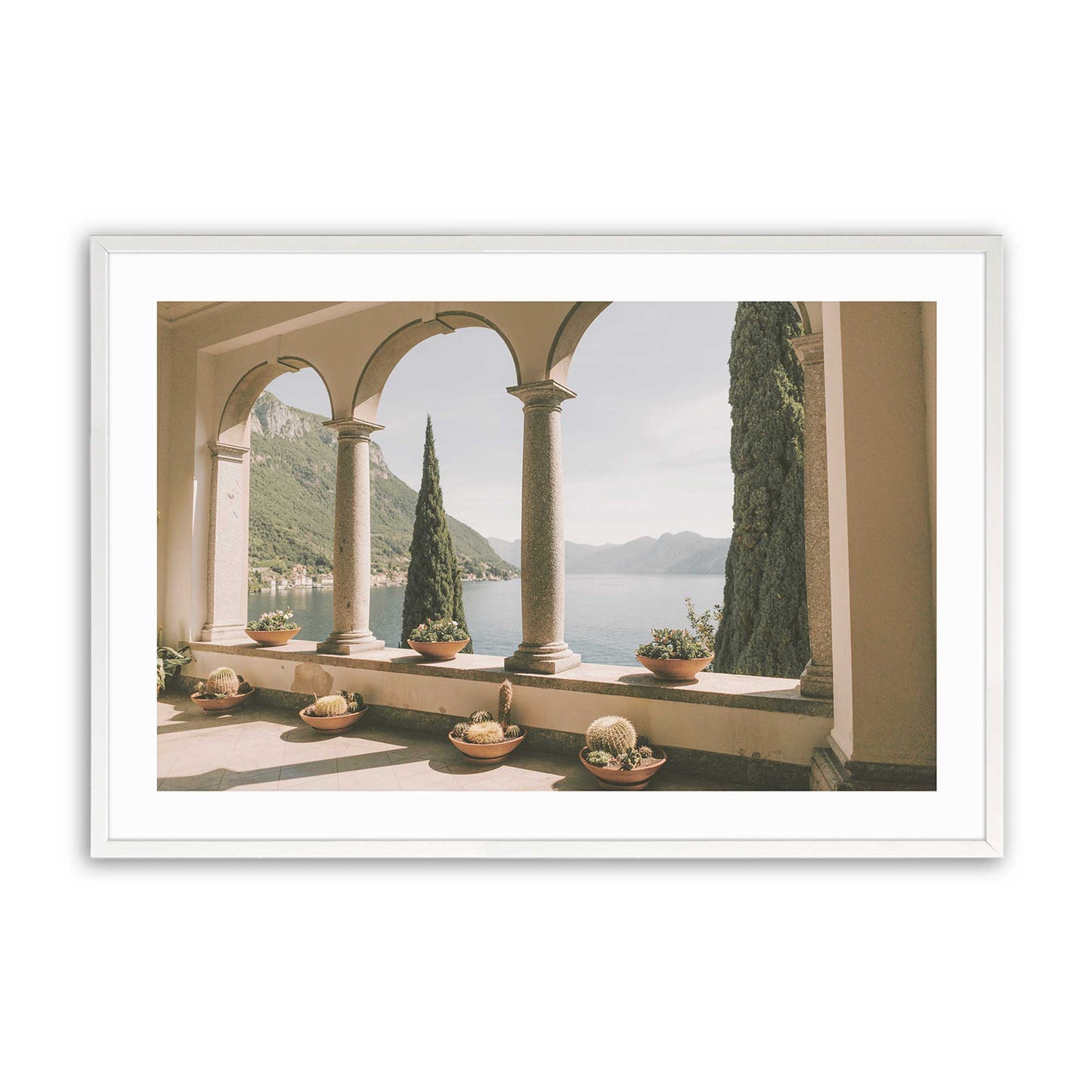 [Color:Opaque White] Picture of art in a Opaque White frame