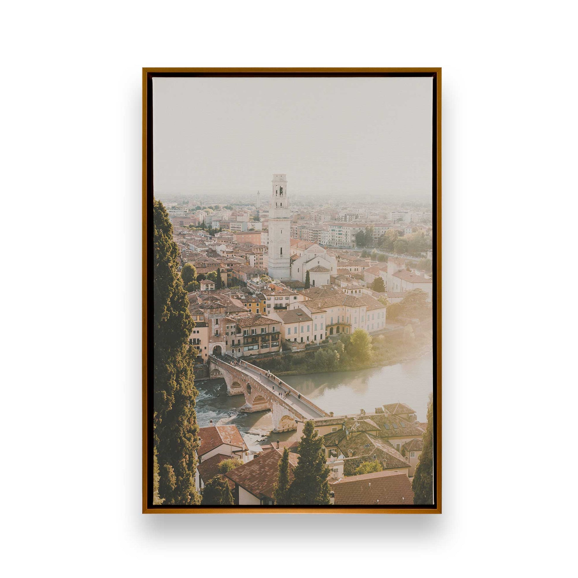 [Color:Polished Gold] Picture of art in a Polished Gold frame