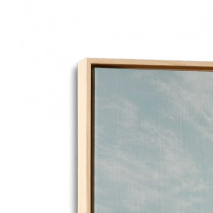 [Color:American Maple] Picture of art in a American Maple frame at an angle