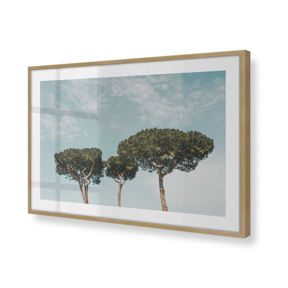 [Color:Brushed Gold] Picture of art in a Brushed Gold frame of the corner