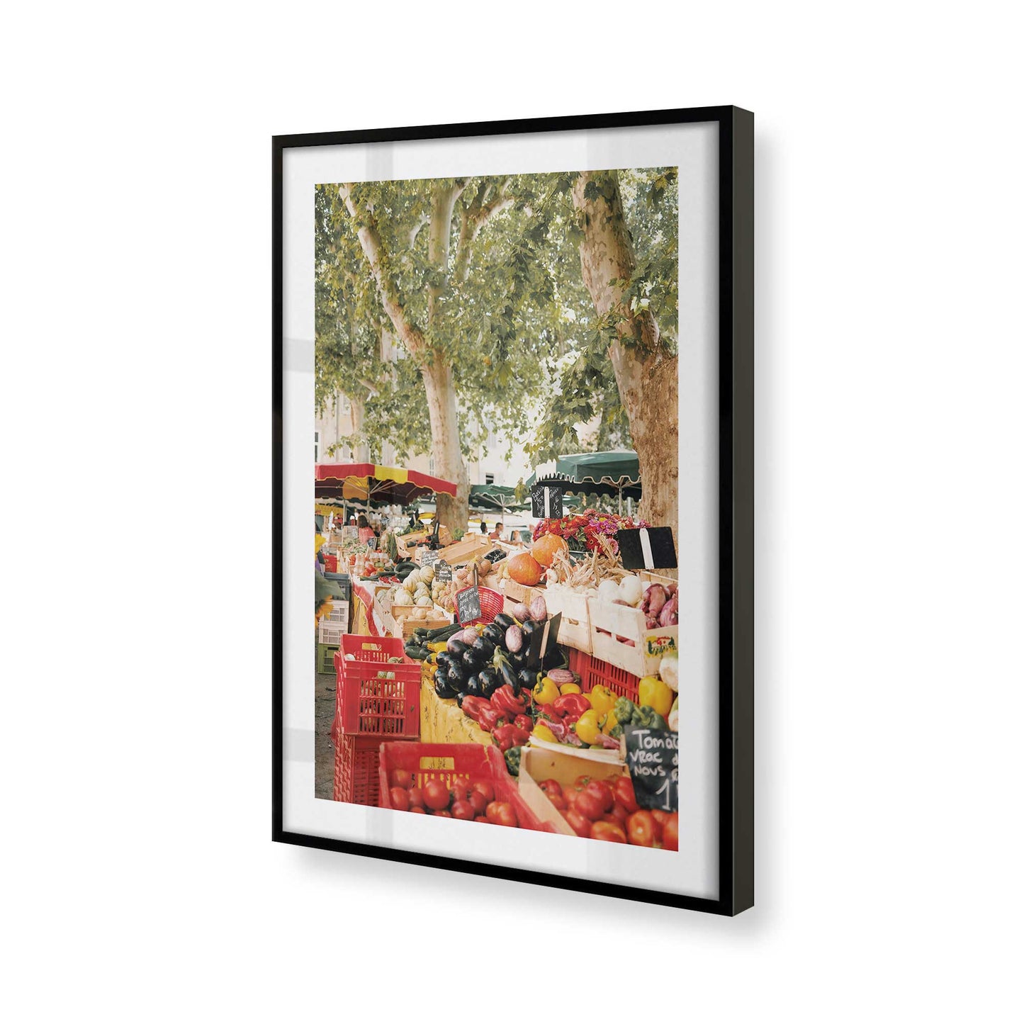 [Color:Satin Black] Picture of art in a Satin Black frame of the corner