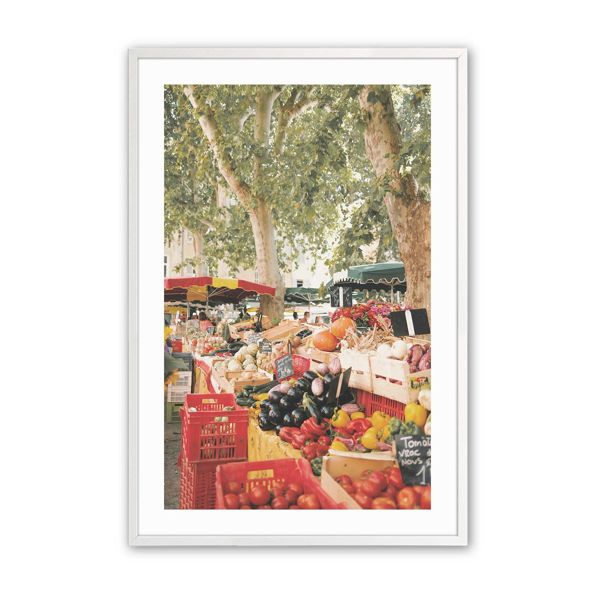 [Color:Opaque White] Picture of art in a Opaque White frame