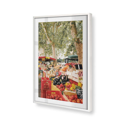 [Color:Opaque White] Picture of art in a Opaque White frame of the corner