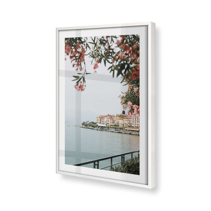 [Color:Opaque White] Picture of art in a Opaque White frame of the corner