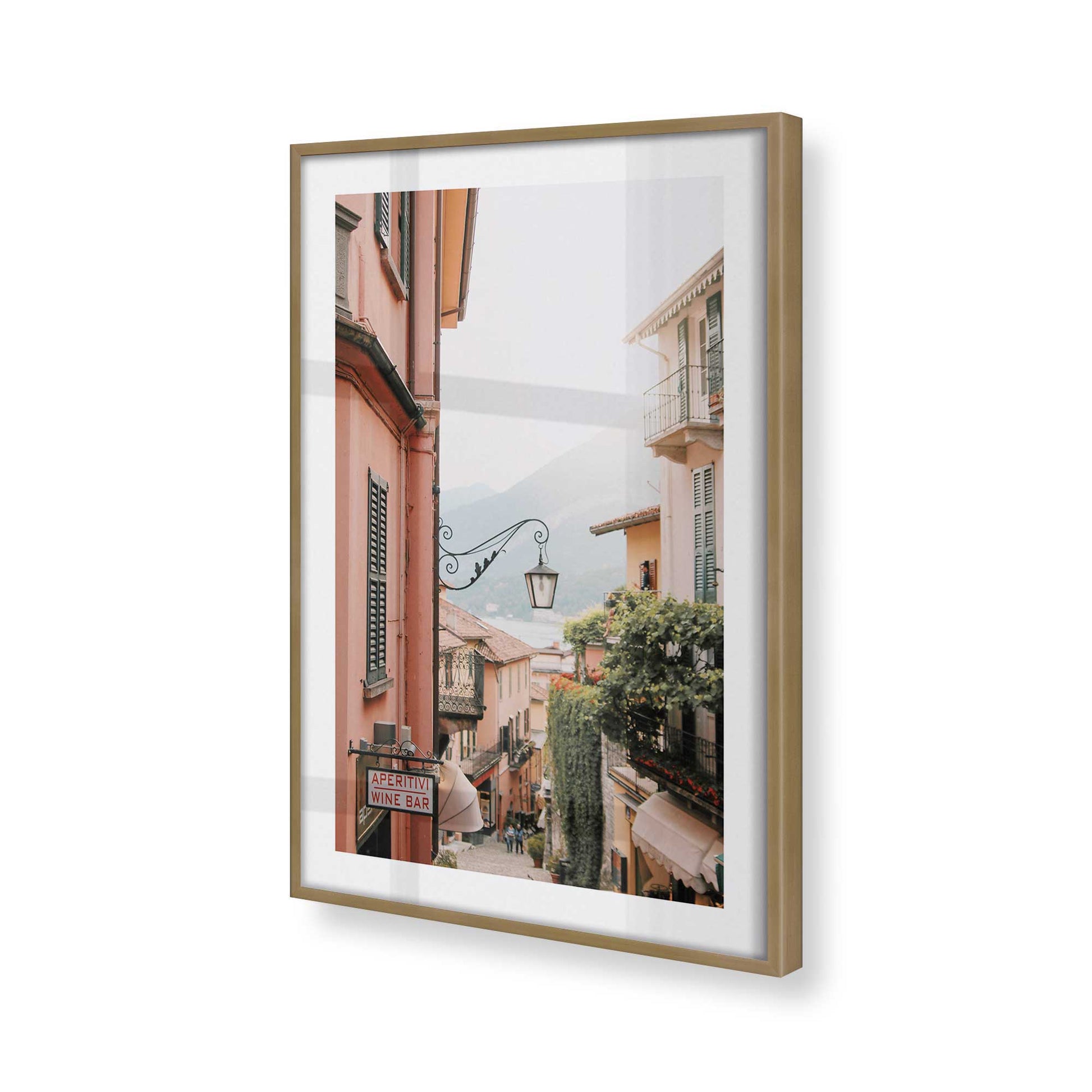 [Color:Brushed Gold] Picture of art in a Brushed Gold frame of the corner