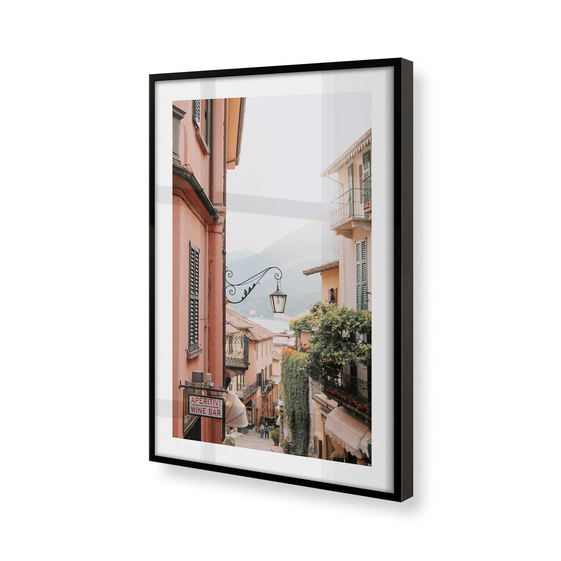 [Color:Satin Black] Picture of art in a Satin Black frame of the corner