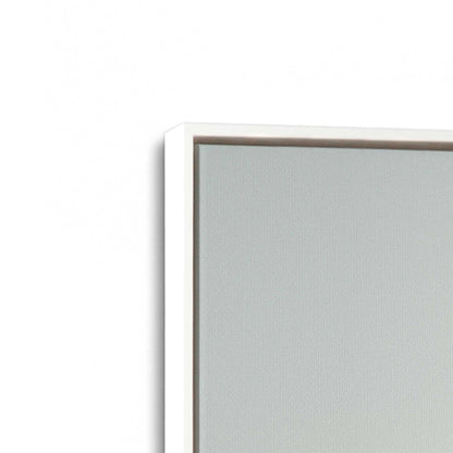 [Color:Opaque White] Picture of art in a White frame at an angle