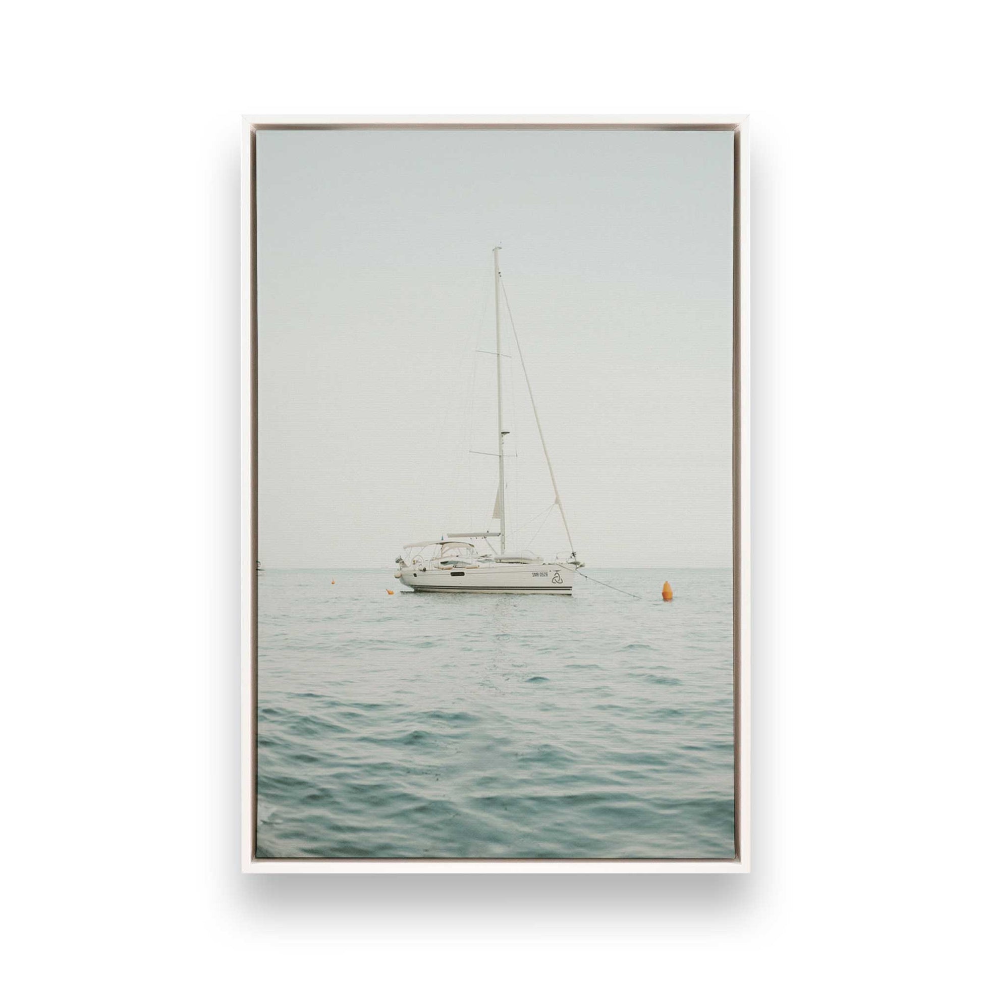 [Color:Opaque White] Picture of art in a White frame