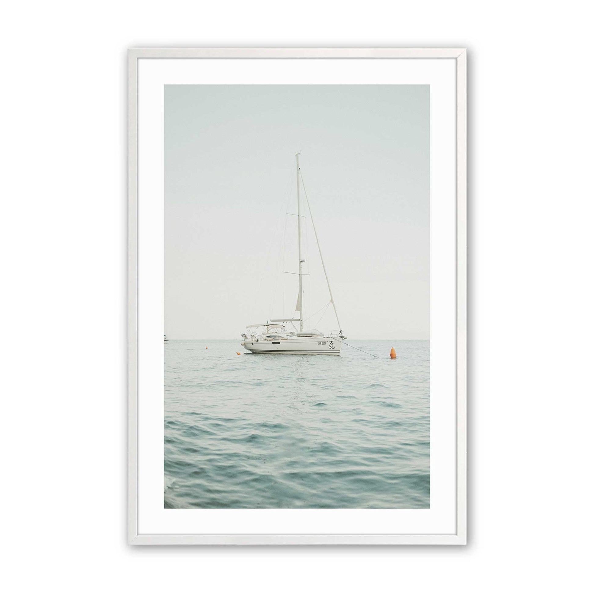 [Color:Opaque White] Picture of art in a Opaque White frame