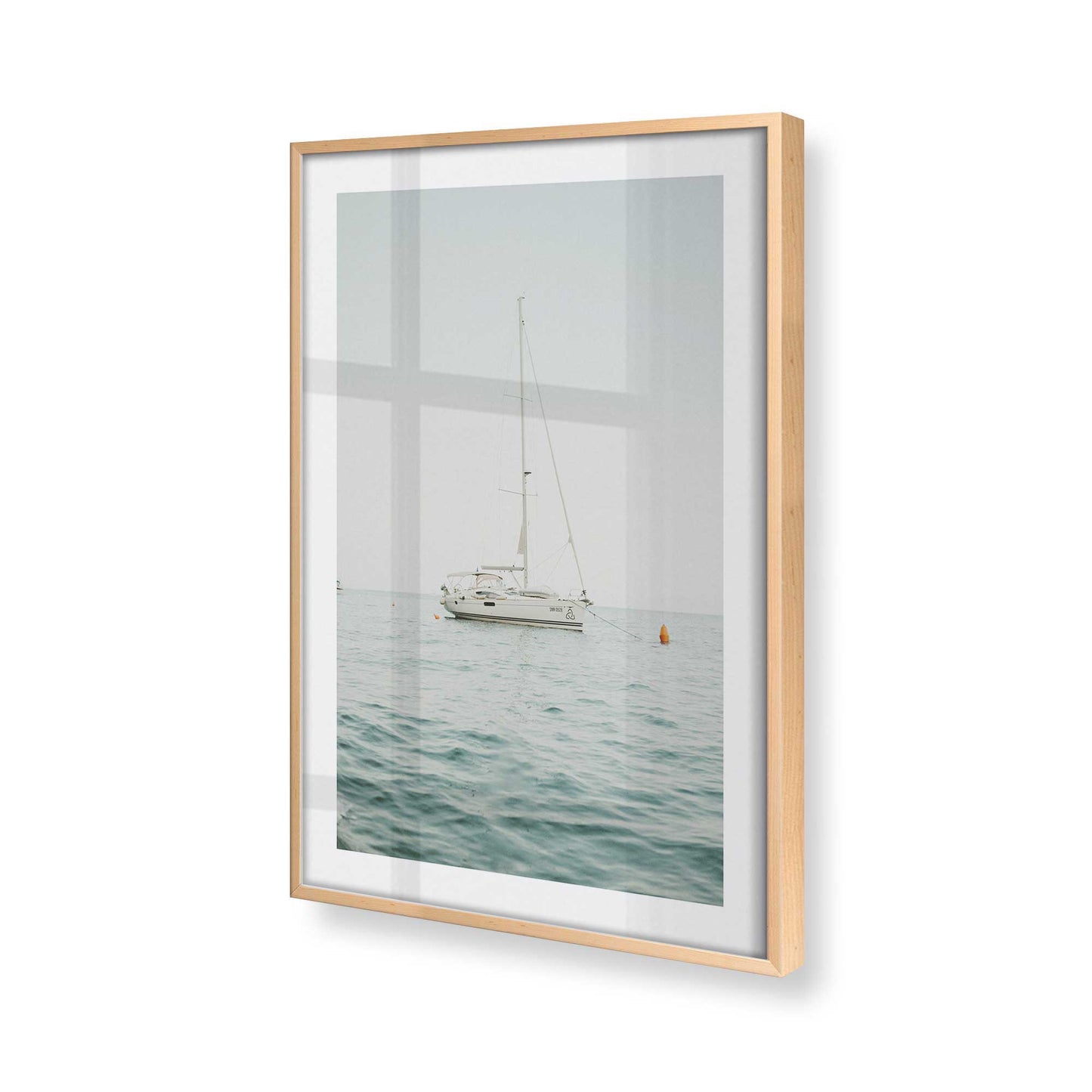 [Color:Raw Maple] Picture of art in a Raw Maple frame of the corner