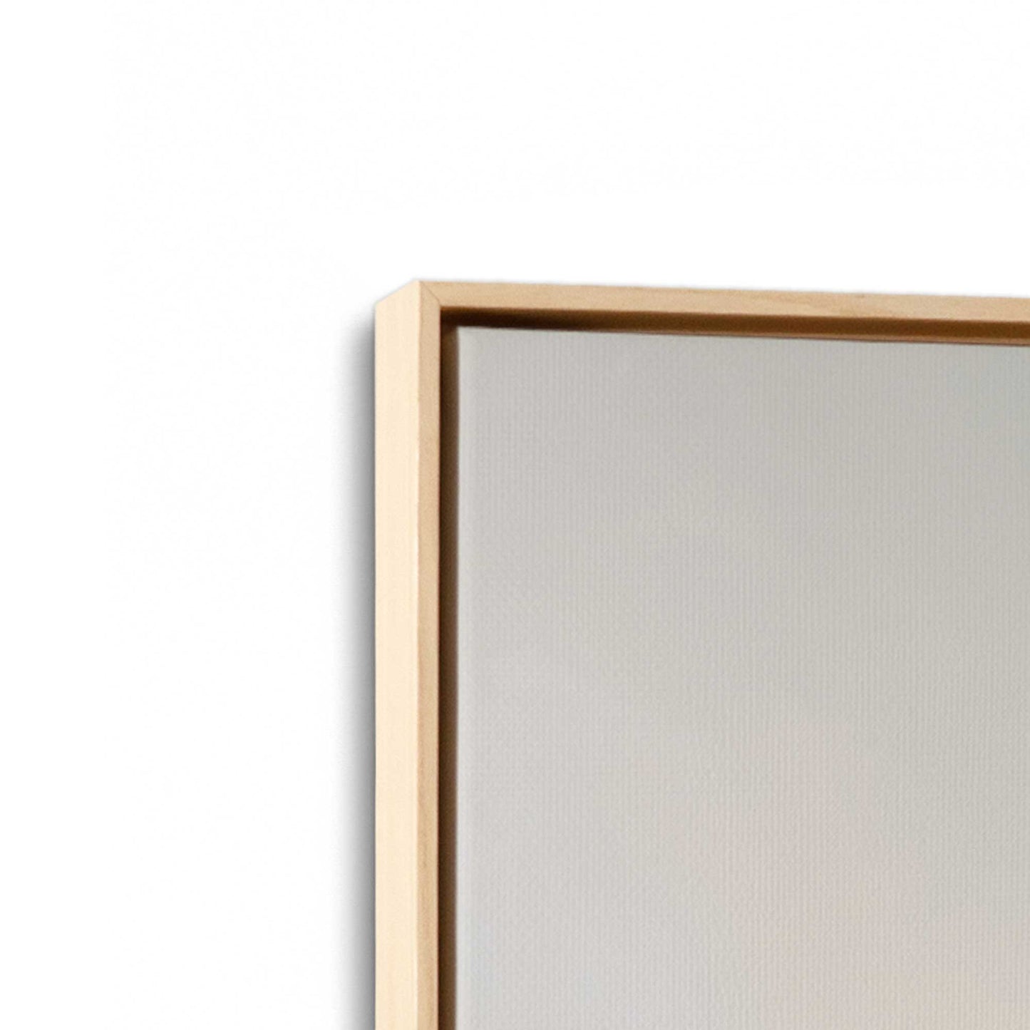 [Color:American Maple] Picture of art in a American Maple frame at an angle