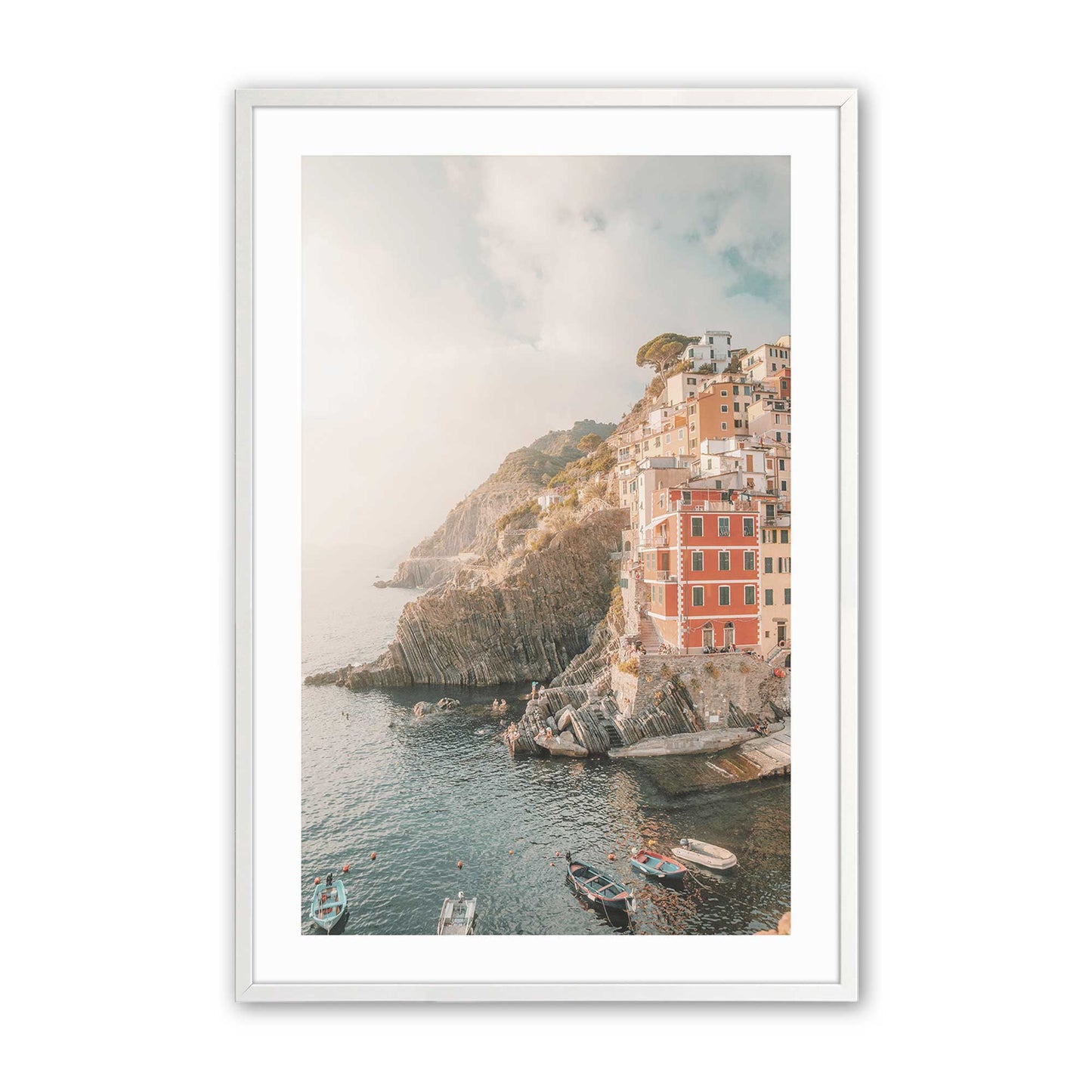 [Color:Opaque White] Picture of art in a Opaque White frame