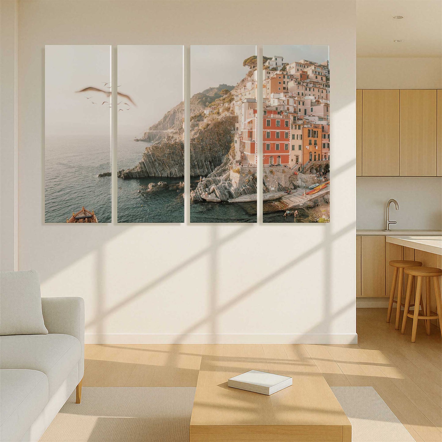 [Color:Stretched Canvas], Picture of art in a room