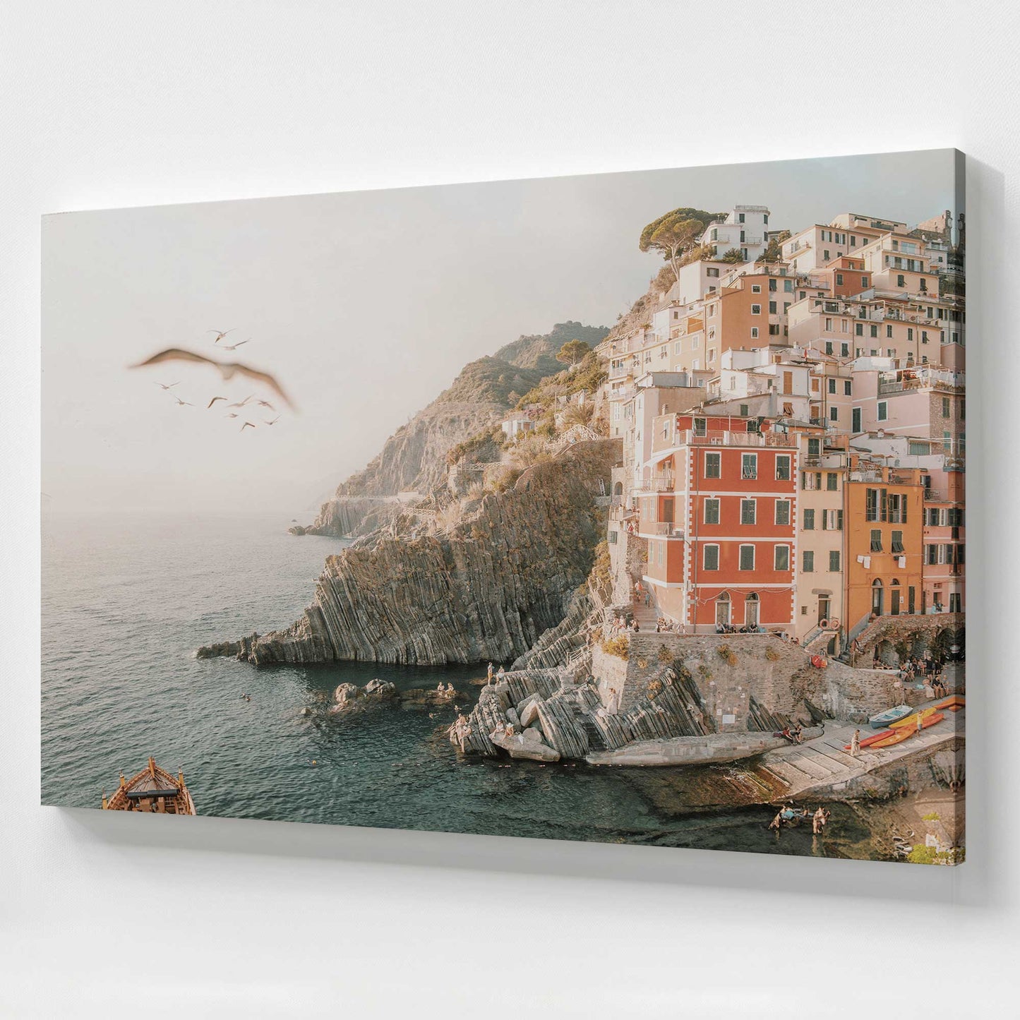 [Color:Stretched Canvas], Picture of art at an angle