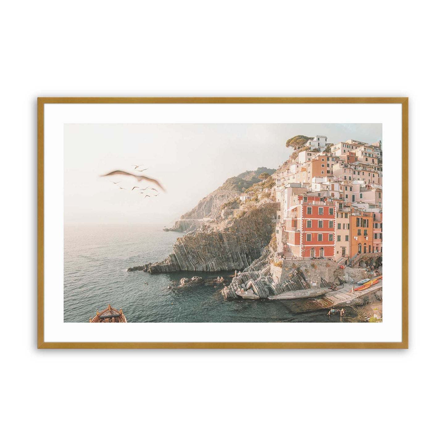 [Color:Polished Gold] Picture of art in a Polished Gold frame