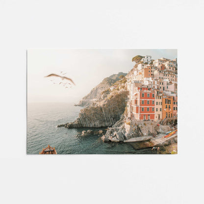 Village by the Cliffs II Promotional Rolled Print