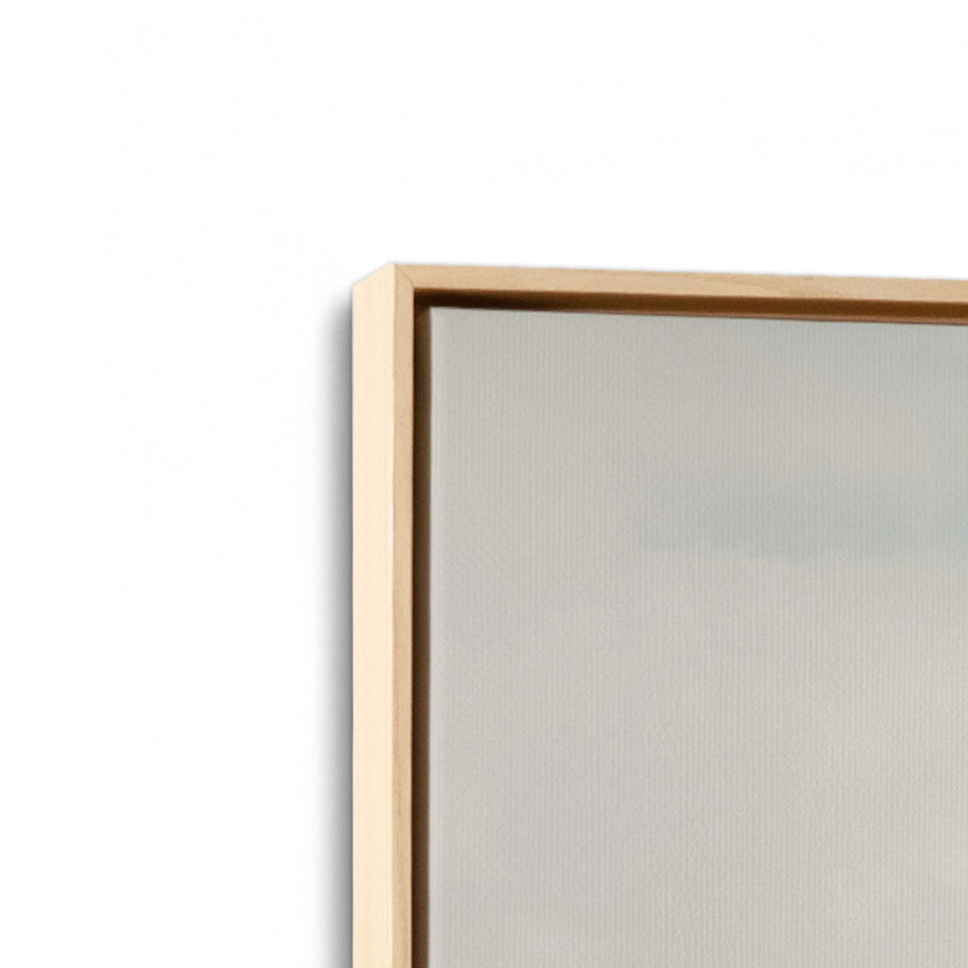 [Color:American Maple] Picture of art in a American Maple frame at an angle