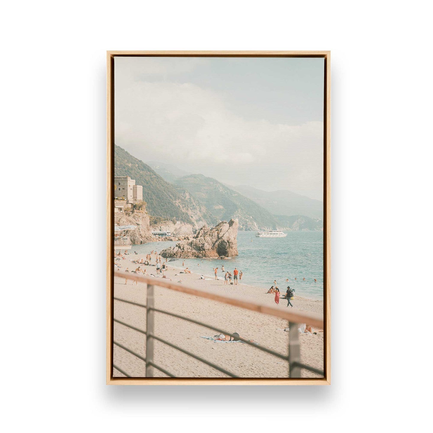 [Color:American Maple] Picture of art in a American Maple frame