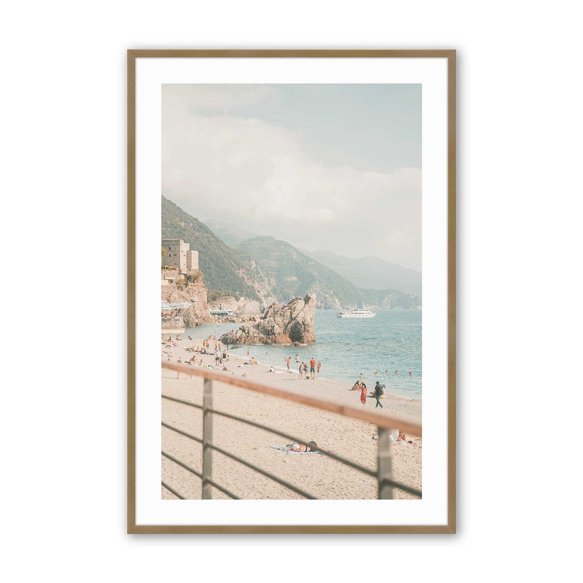 [Color:Brushed Gold] Picture of art in a Brushed Gold frame