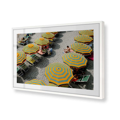 [Color:Opaque White] Picture of art in a Opaque White frame of the corner