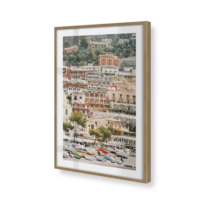 [Color:Brushed Gold] Picture of art in a Brushed Gold frame of the corner