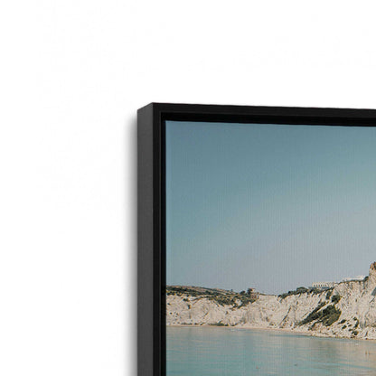 [Color:Satin Black] Picture of art in a Satin Black frame at an angle