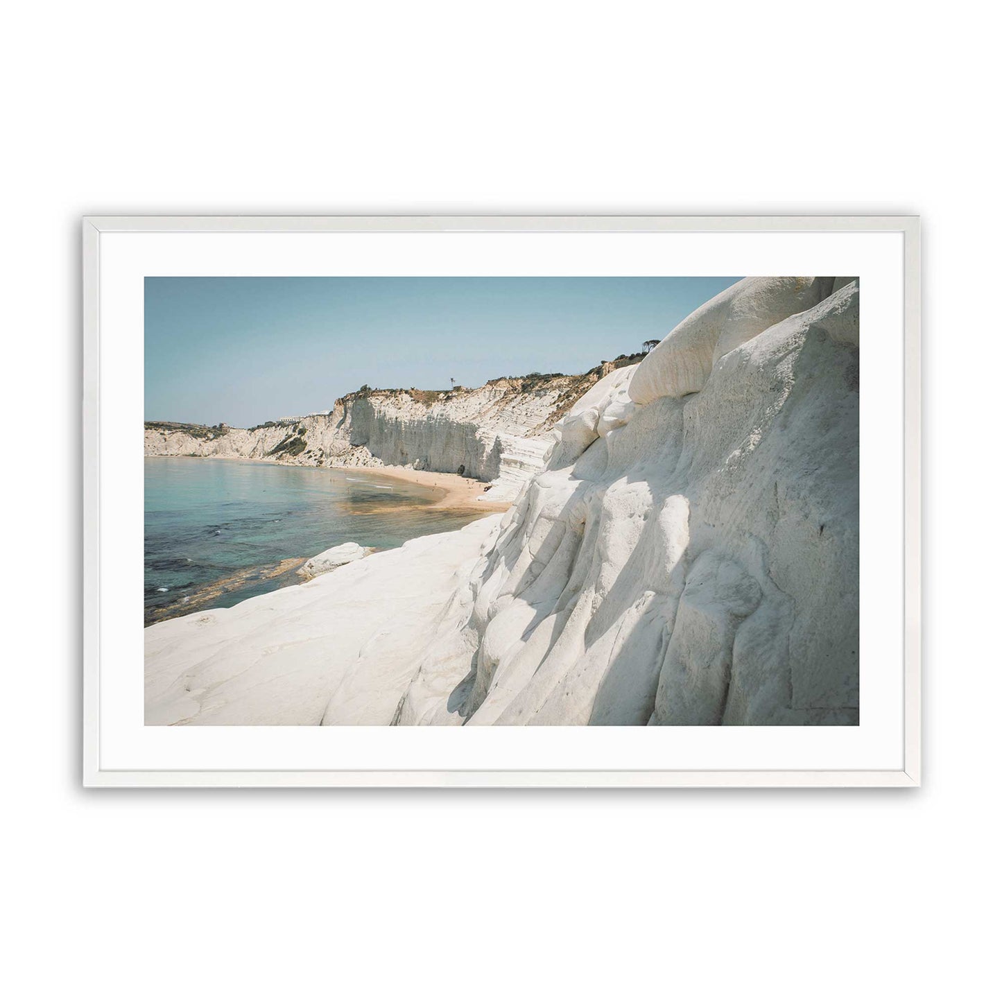 [Color:Opaque White] Picture of art in a Opaque White frame