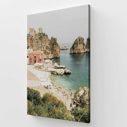 [Color:Stretched Canvas], Picture of art at an angle
