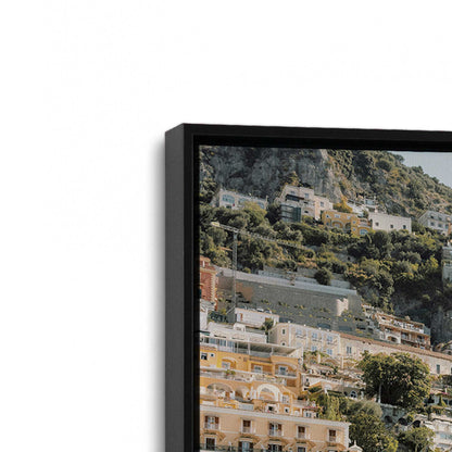 [Color:Satin Black] Picture of art in a Satin Black frame at an angle