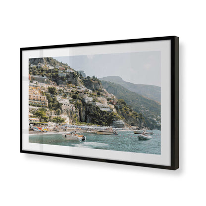 [Color:Satin Black] Picture of art in a Satin Black frame of the corner