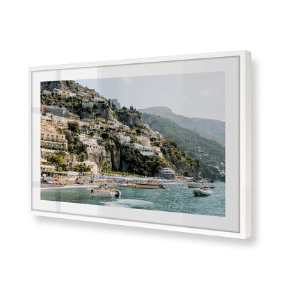 [Color:Opaque White] Picture of art in a Opaque White frame of the corner