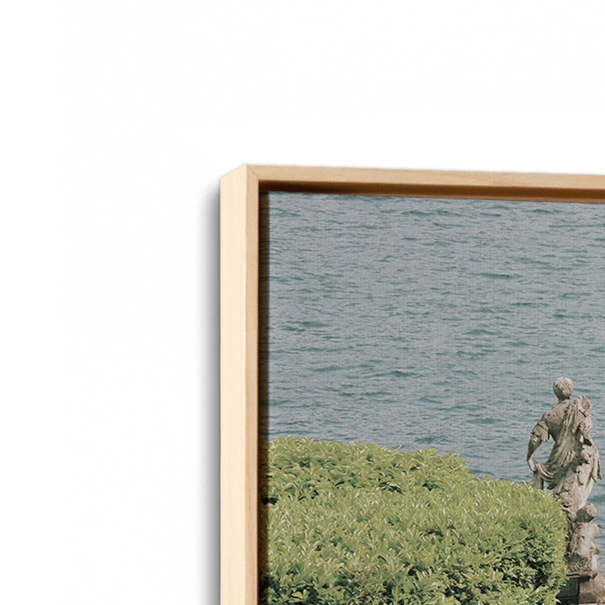 [Color:American Maple] Picture of art in a American Maple frame at an angle