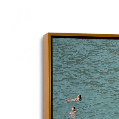 [Color:Polished Gold] Picture of art in a Polished Gold frame at an angle