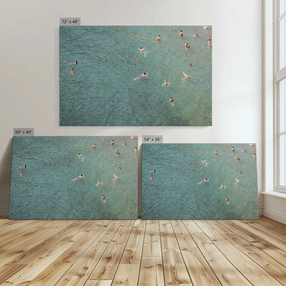 [Color:Stretched Canvas], Image showing the size comparisons