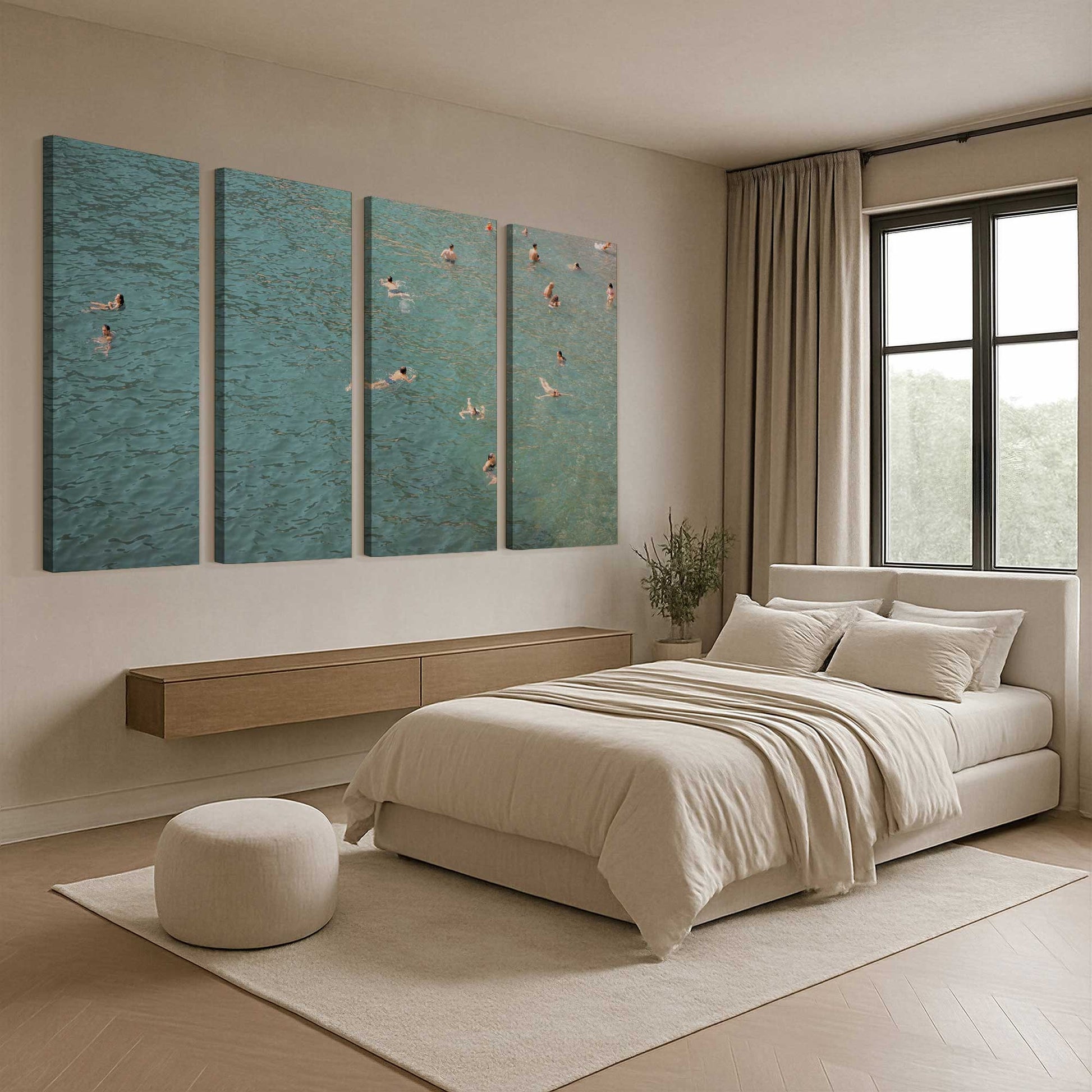 [Color:Stretched Canvas], Picture of art in a room