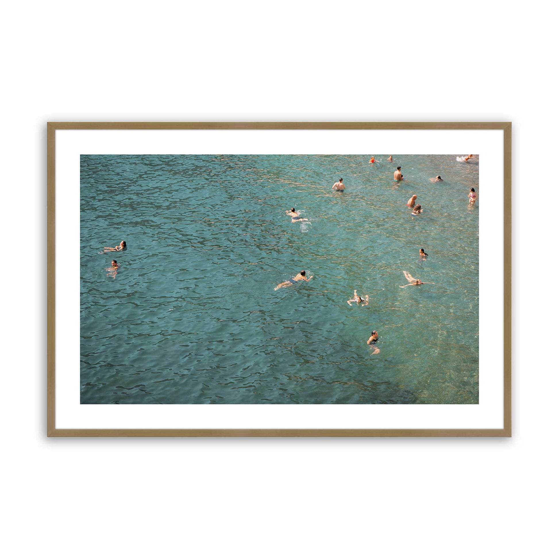 [Color:Brushed Gold] Picture of art in a Brushed Gold frame