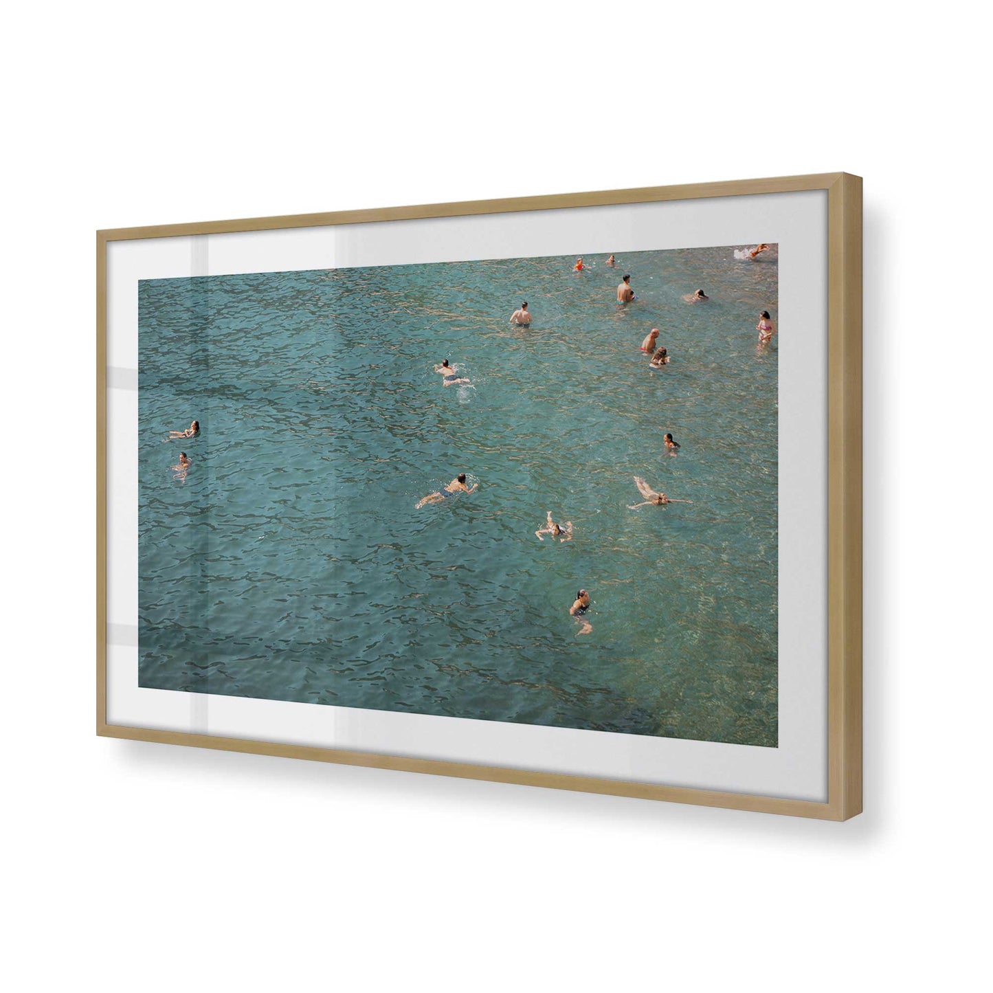 [Color:Brushed Gold] Picture of art in a Brushed Gold frame of the corner