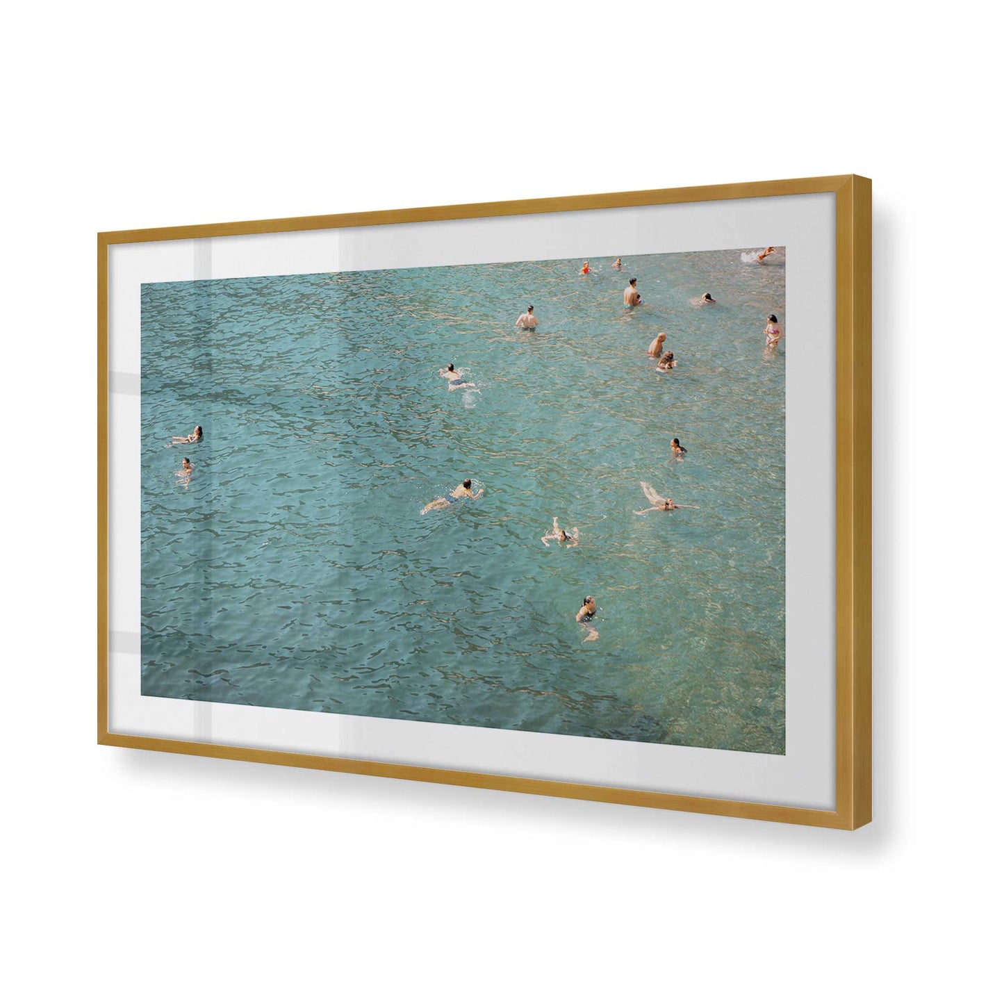 [Color:Polished Gold] Picture of art in a Polished Gold frame of the corner