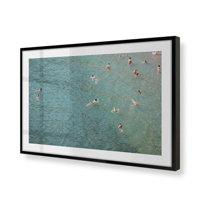 [Color:Satin Black] Picture of art in a Satin Black frame of the corner