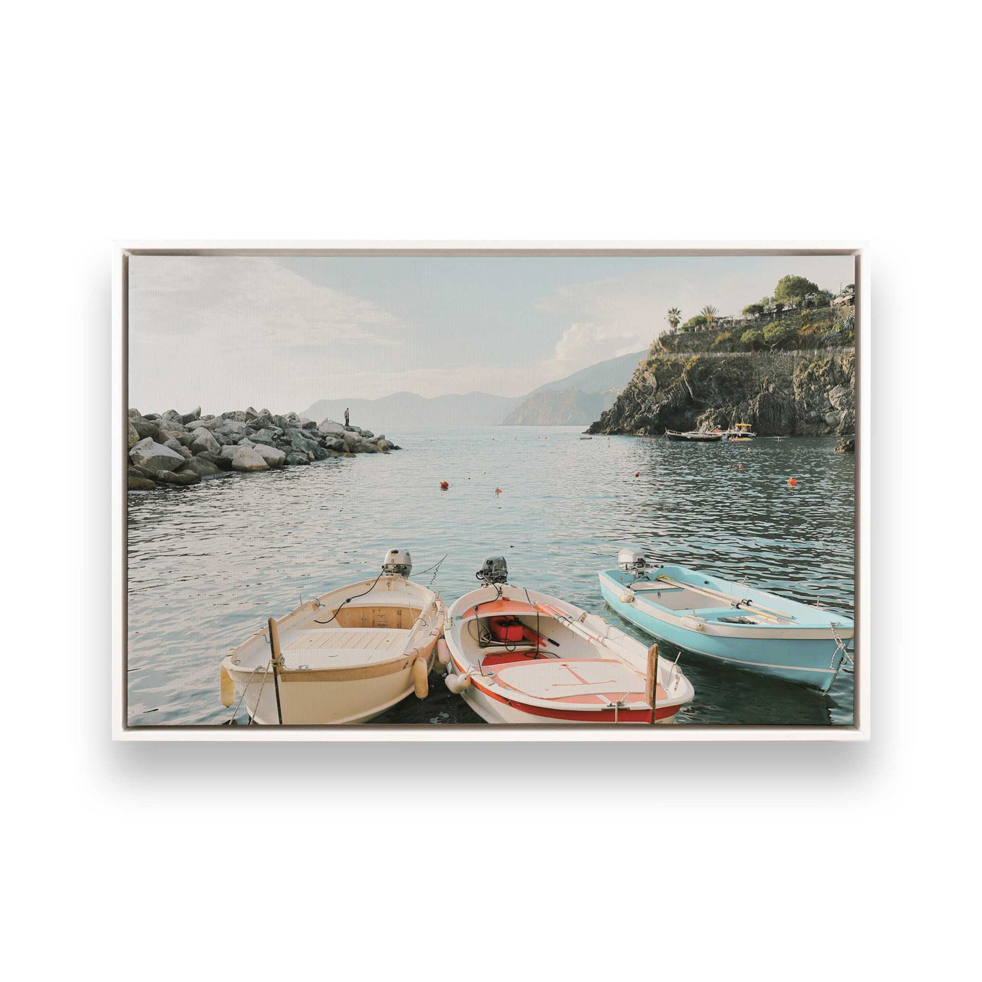 [Color:Opaque White] Picture of art in a White frame