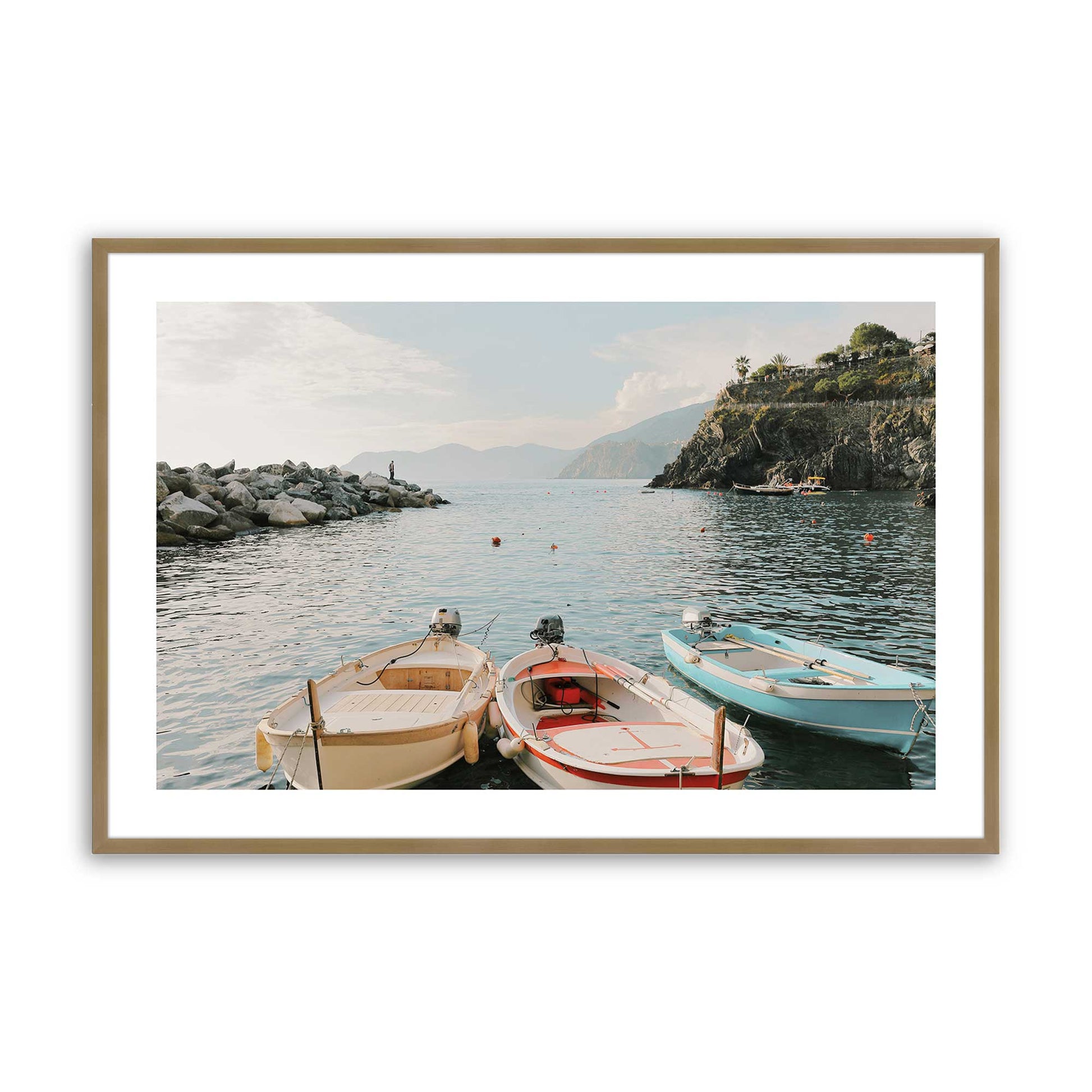 [Color:Brushed Gold] Picture of art in a Brushed Gold frame