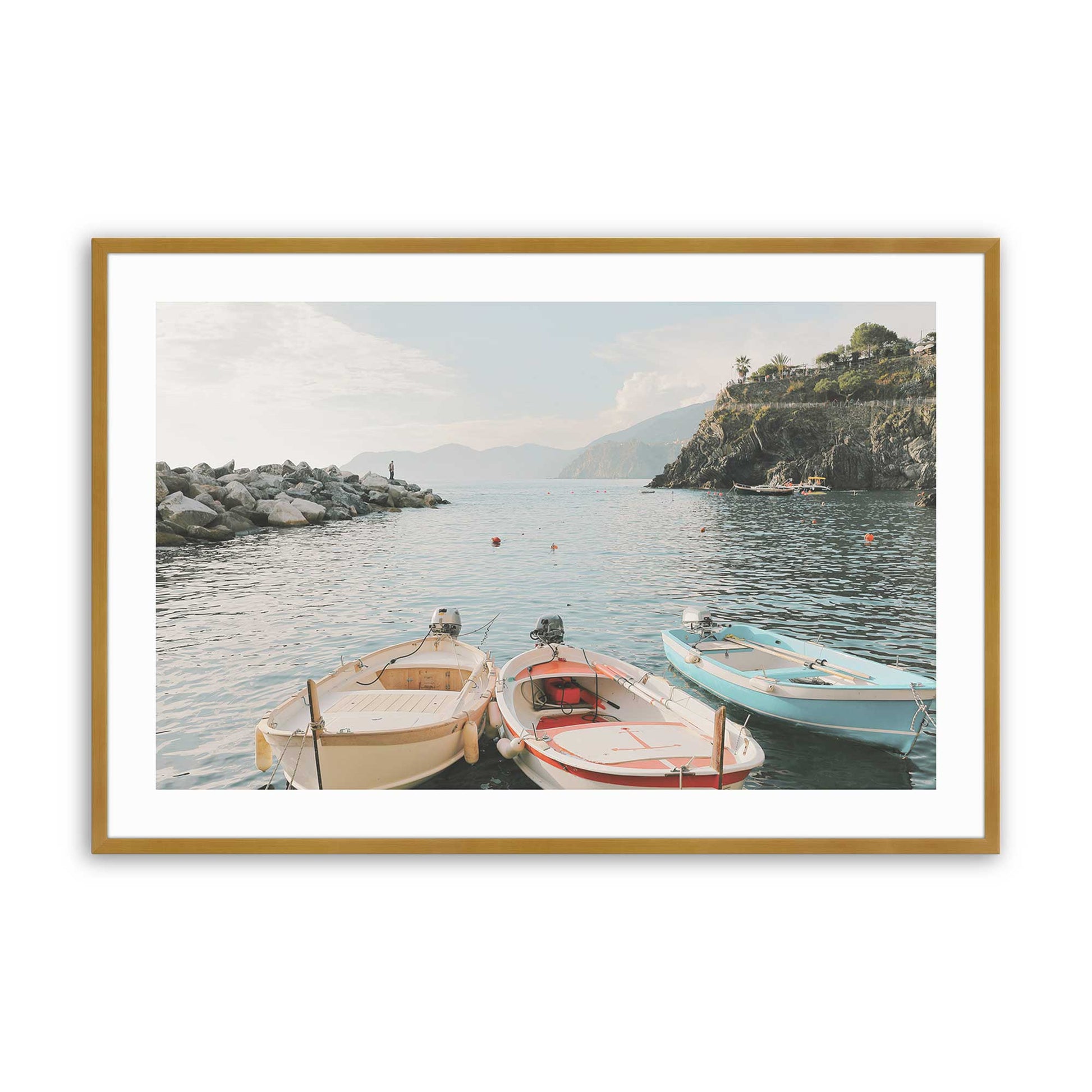 [Color:Polished Gold] Picture of art in a Polished Gold frame