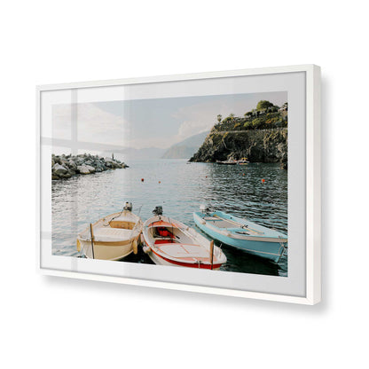 [Color:Opaque White] Picture of art in a Opaque White frame of the corner