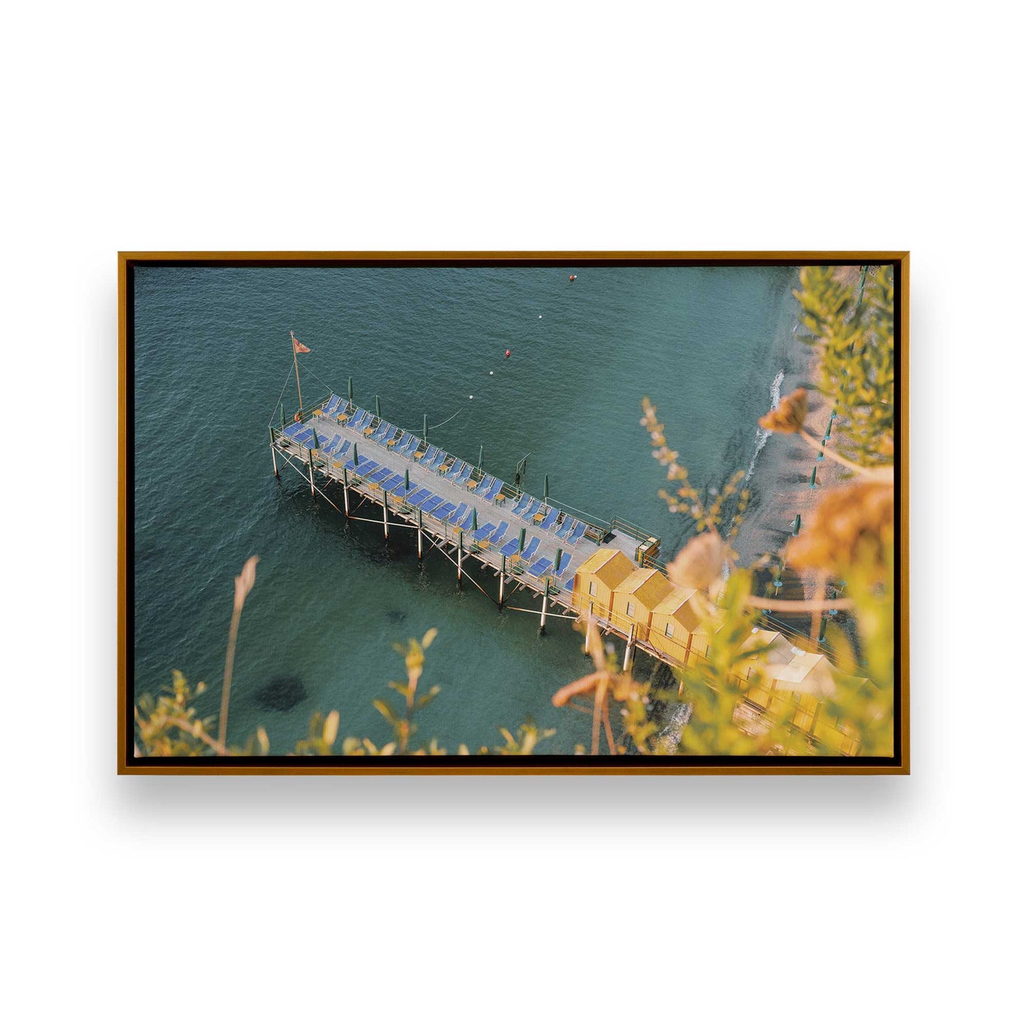 [Color:Polished Gold] Picture of art in a Polished Gold frame