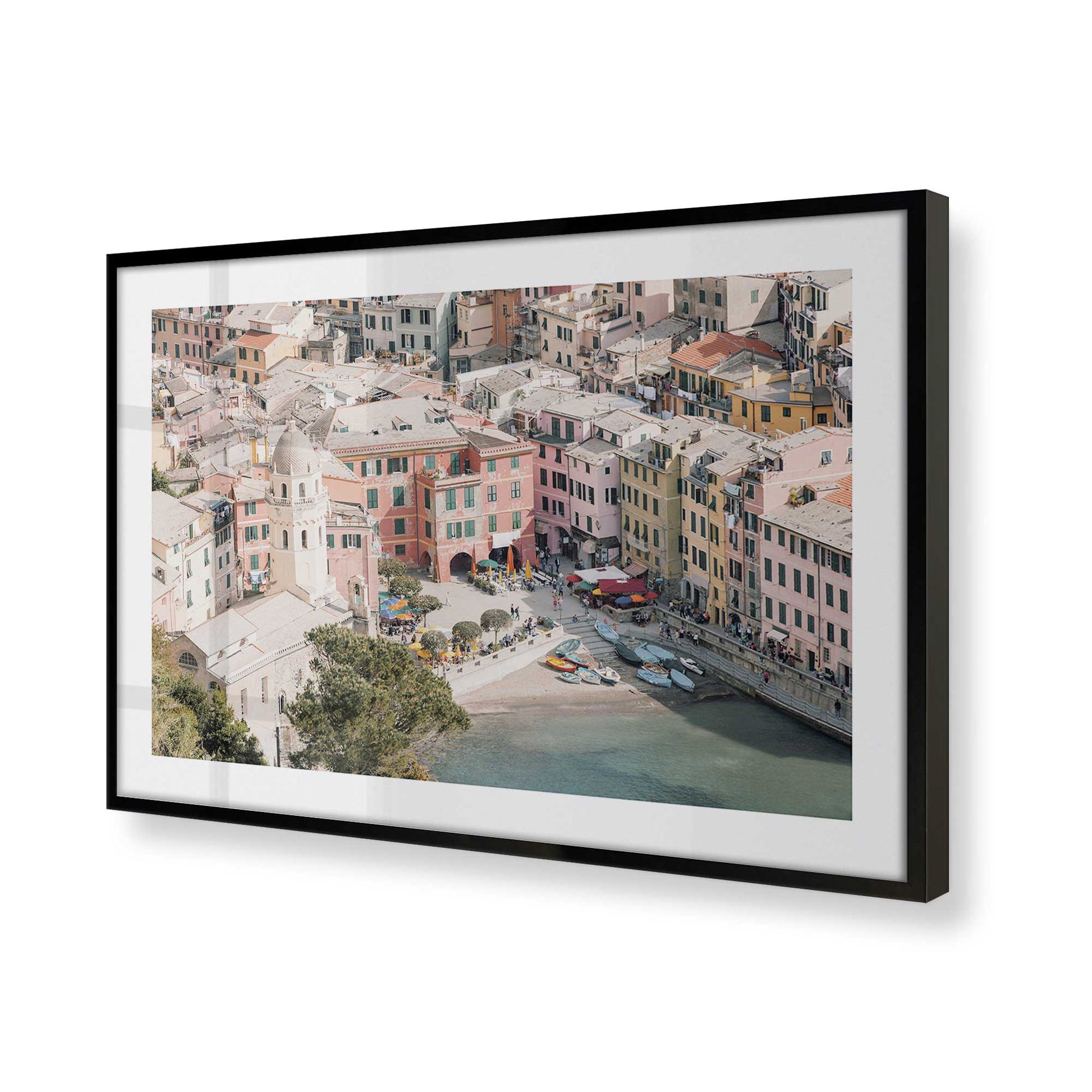 [Color:Satin Black] Picture of art in a Satin Black frame of the corner